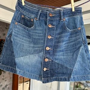 American Eagle jean mini skirt